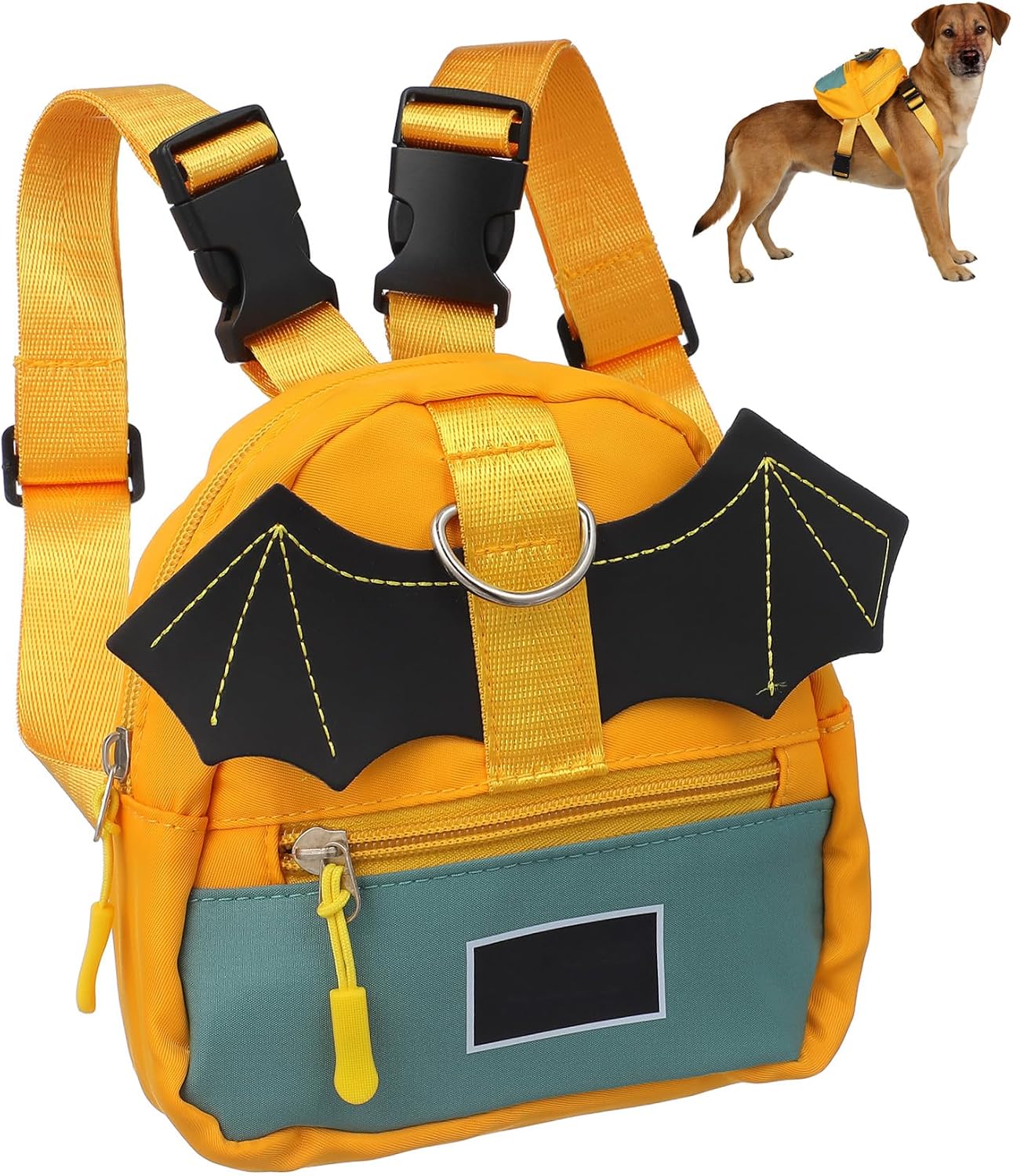 1pc Dog Backpack for Cats and Dogs Outdoor Self-Carrier Vest Storage Pouch Portable Pet Travel Pack for Hiking and Walking Lightweight and Comfortable Design