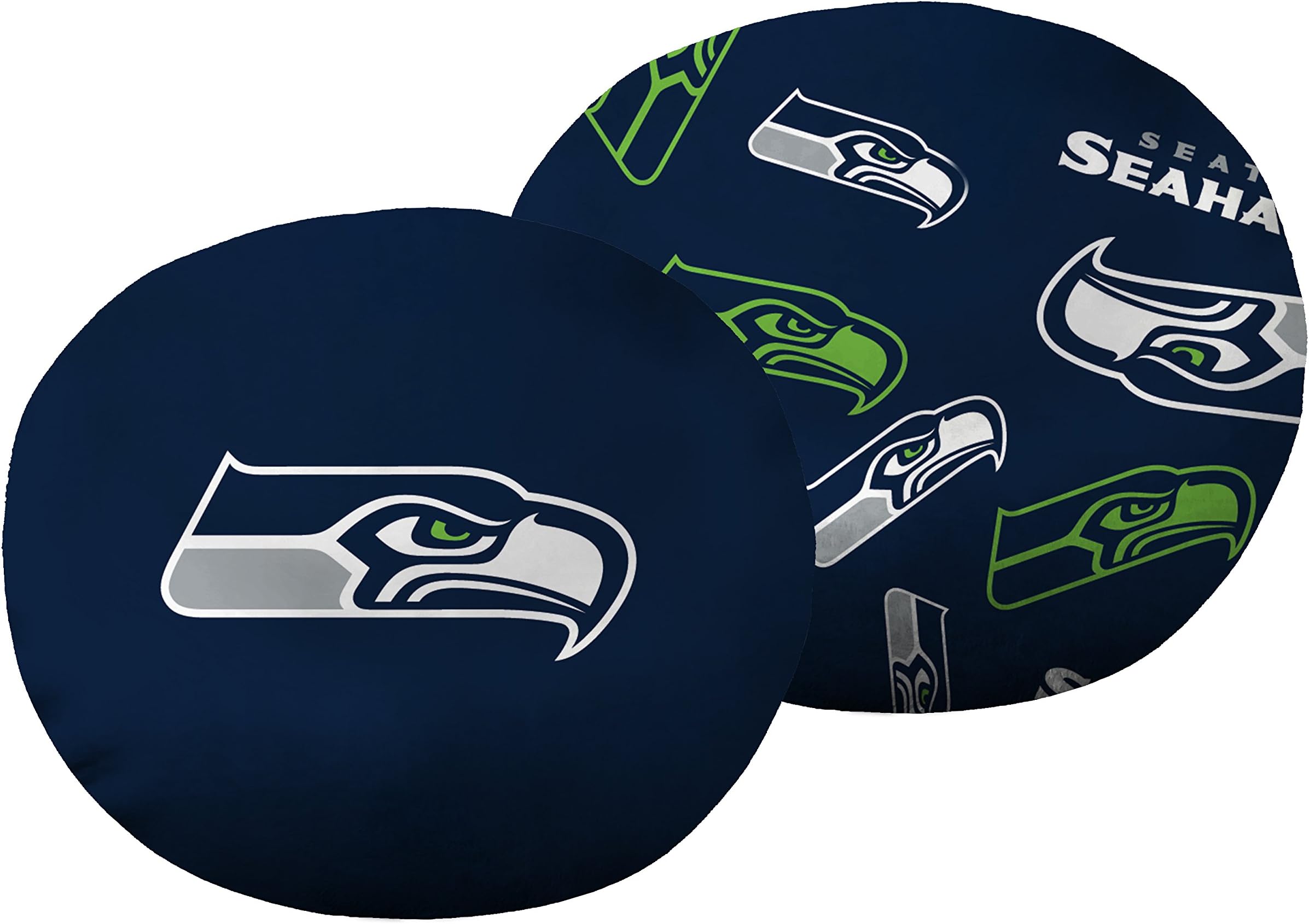 Seahawks OFFICIAL National Football League, 11x 11 3D Ultra Stretch Travel Cloud Pillow