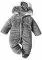 BRANDONN Unisex Baby Flannel Reversible Jumpsuit Panda Style Cosplay Clothes Bunting Outfits Snowsuit Hooded Romper Outw