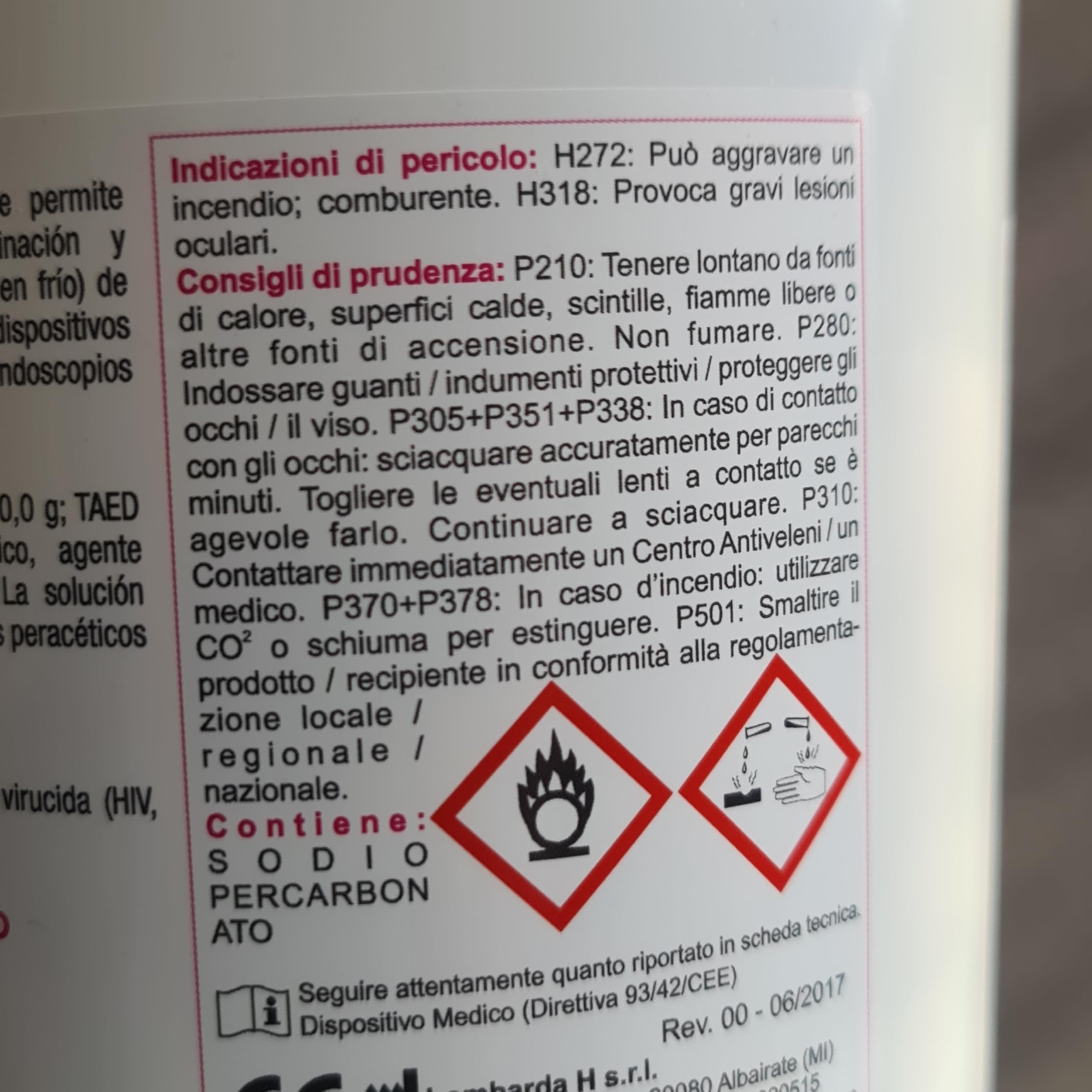 DISINFETTANTE STERILIZZANTE IN POLVERE PEROXILL - FLACONE DA 1 KG