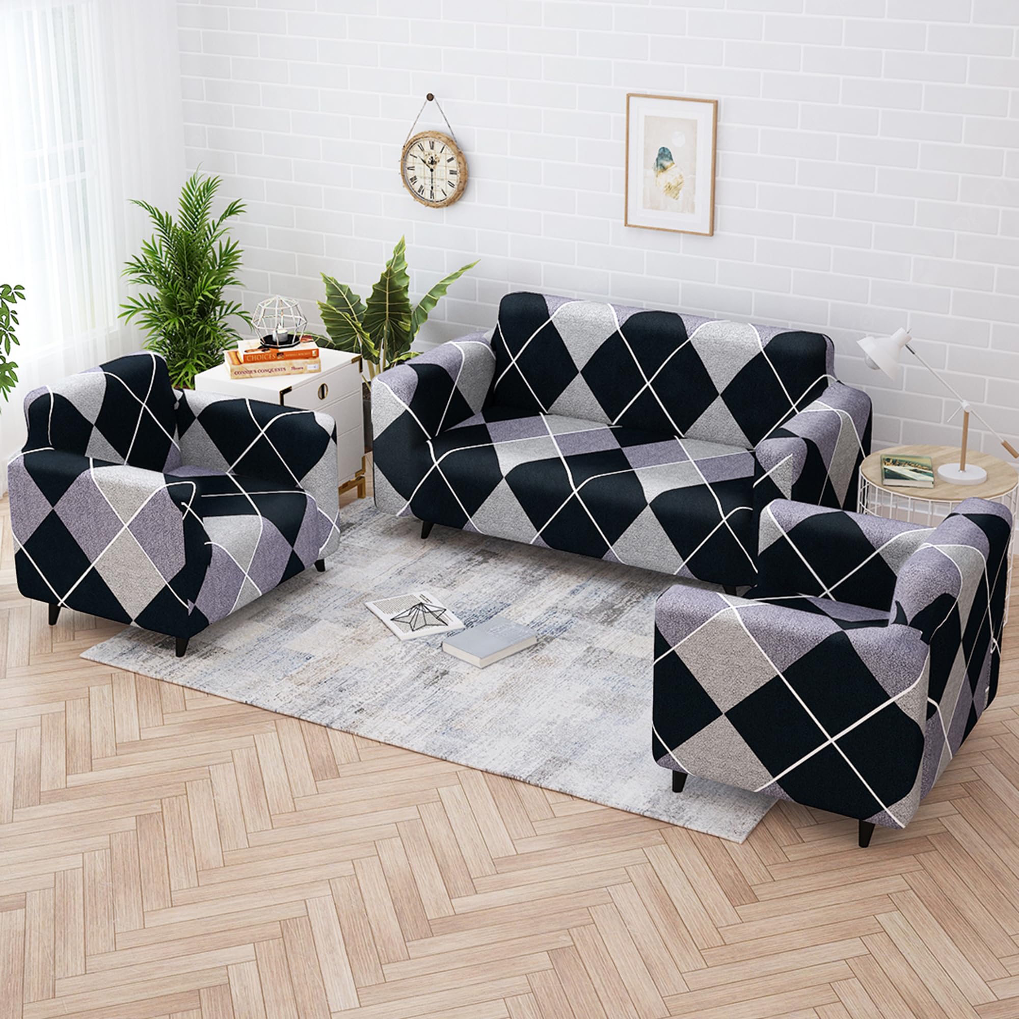 5 Seater Sofa Cover - Stretchable & Stylish -13