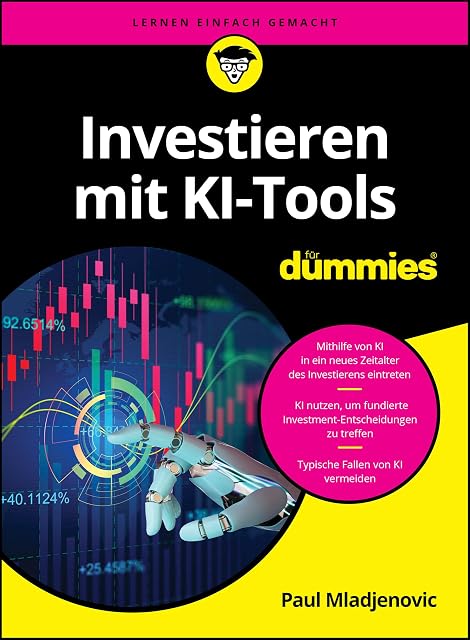 Portada de Investieren mit KI-Tools für Dummies