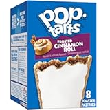 Toaster Pastries, Breakfast Foods, Kids Snacks, Frosted Cinnamon Roll, 13.5oz Box (8 Pop-Tarts)