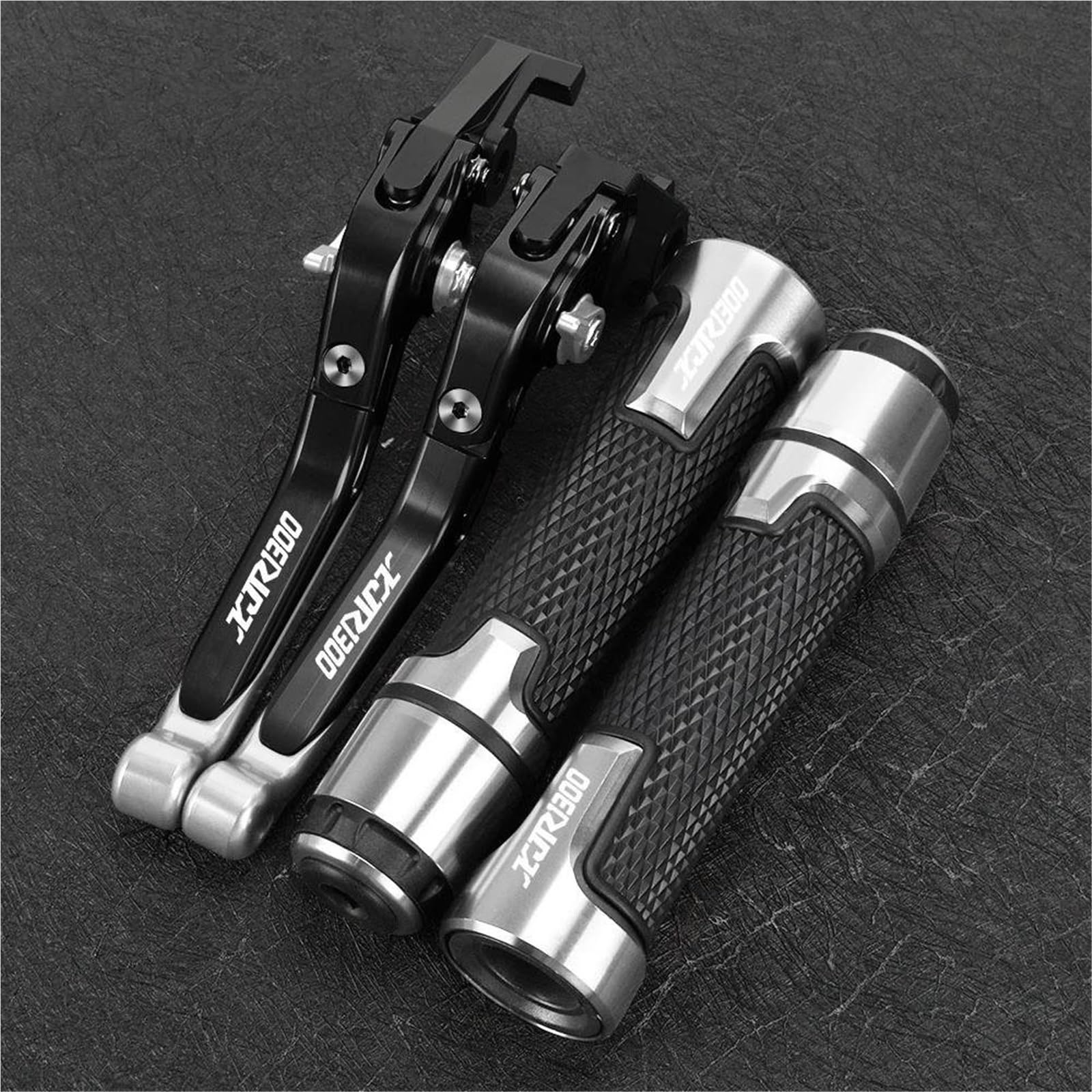 GQUIKGW Replace Motorcycle Brake Clutch Levers Handlebar Controls Enhanced Riding Experience for Y-AMAHA XJR1300 XJR 1300 1995-2003(Black2)