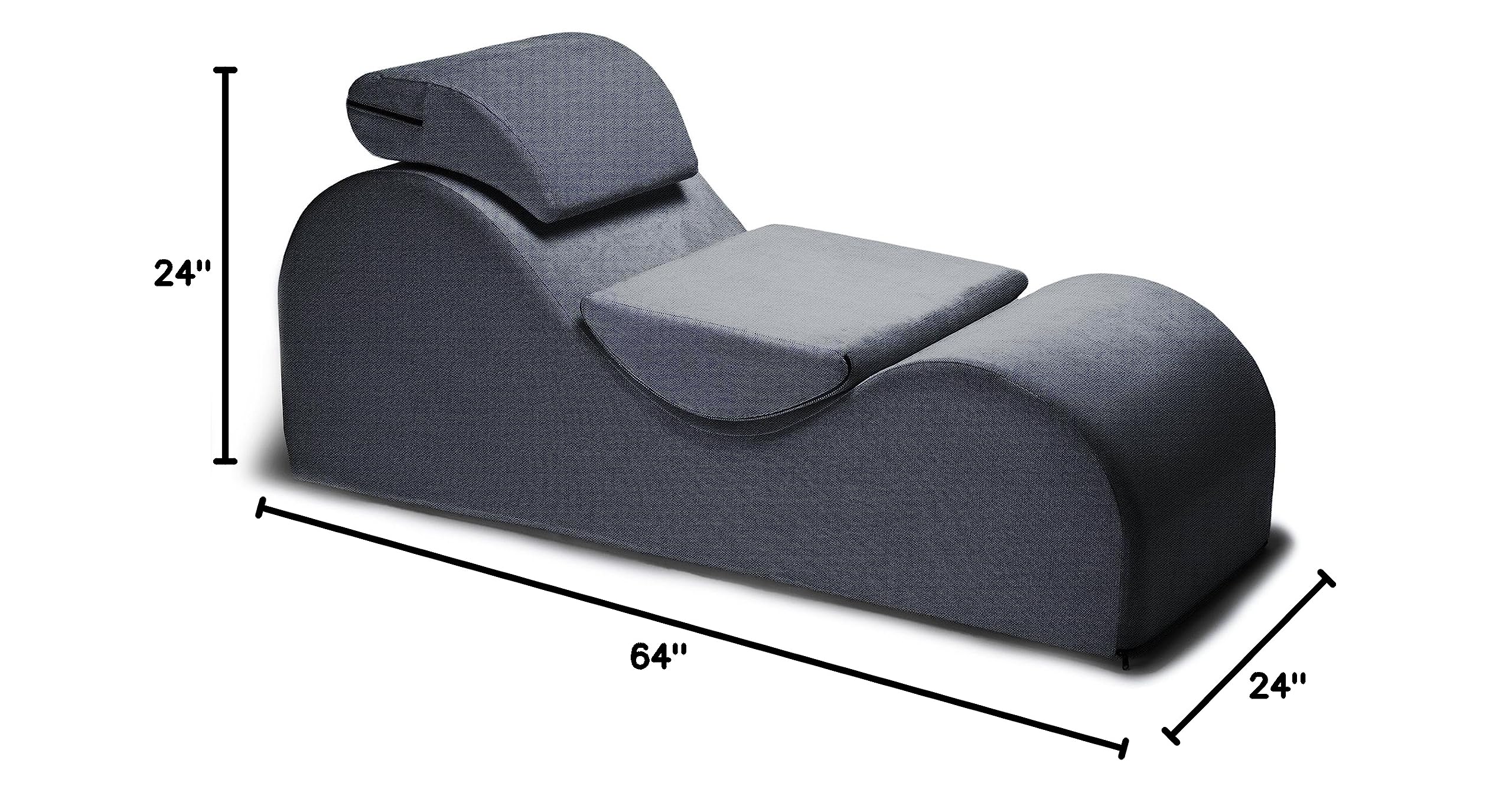 Liberator Esse Sensual Lounge Chair - Special Edition Gunmetal Grey product thumbnail 3