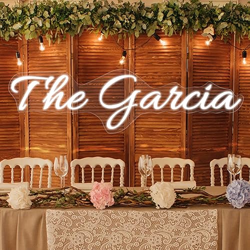 SIYDCF Letreros de neón personalizados para decoración de pared, letreros de luz LED de neón personalizados para boda, fiesta de cumpleaños,