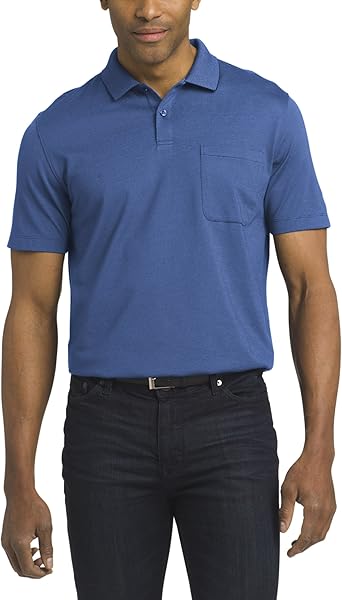 Short Sleeve Jaquard Stripe Polo Shirt 