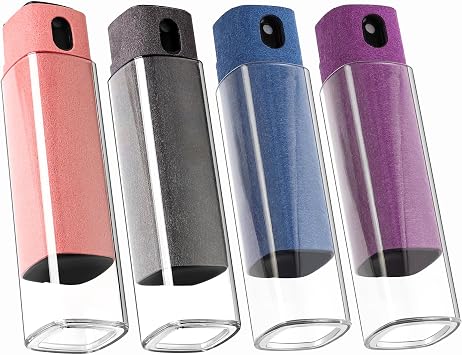 Car Screen Cleaner Spray and Wipe -2-in-1 iPhone Cleaner, iPad Screen Cleaner & Phone Screen Cleaner - Touchscreen Mist Cleaner for Laptop, Computer, MacBook and More - 4 Pack