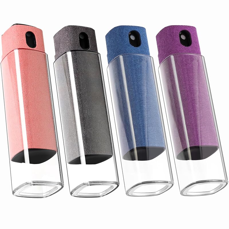 Kit Limpador de Tela 2 em 1 com Spray e Pano de Microfibra ZERNBER, para Celular, Tablet, Computador, MacBook e Espelhos, 4 unidades