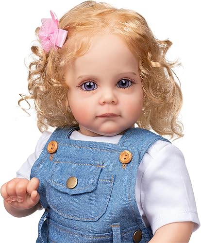Miniatura 4 de Ropa de muñeca de bebé Reborn de 24 pulgadas, accesorios para niña, conjuntos de mamelucos de mezclilla para muñeca Reborn de 22 a 24 pulgadas
