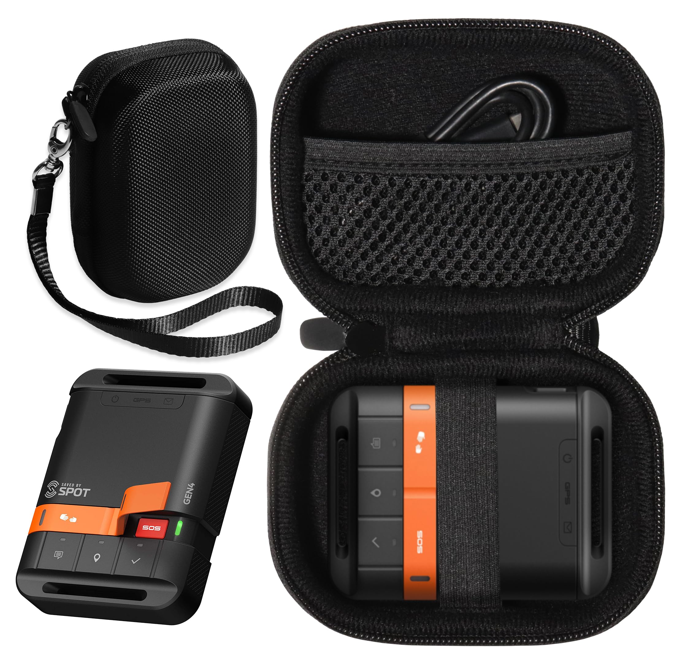 GETGEARGPS Case for Spot Gen 4 Satellite GPS Messenger, Handheld Portable GPS Messenger