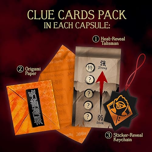 Miniatura 4 de YuMe Cápsula misteriosa oficial de Crunchyroll Jujutsu Kaisen (paquete de 2) figura coleccionable, regalo para los amantes del anime Yuji, Gojo,