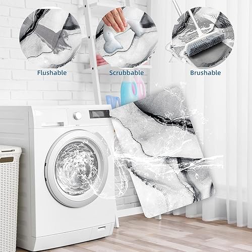 Miniatura 4 de Tapete de ducha antideslizante súper absorbente de secado rápido para bañera, encimera de cocina y suelo de baño, lavable a máquina (15.7 x 23.6