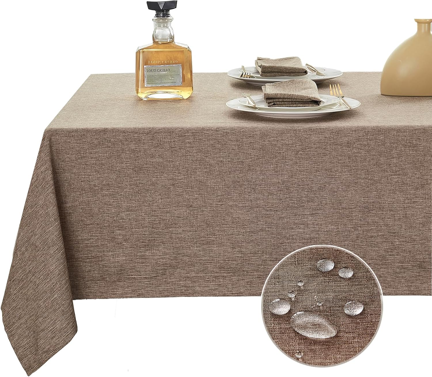 UKOMIUT Rectangle Table Cloth, Waterproof and Stain