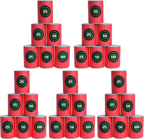Miniatura 8 de POKONBOY Soft Bullet Target, EVA Bullet Dart Target Compatible with Nerf Blasters Guns