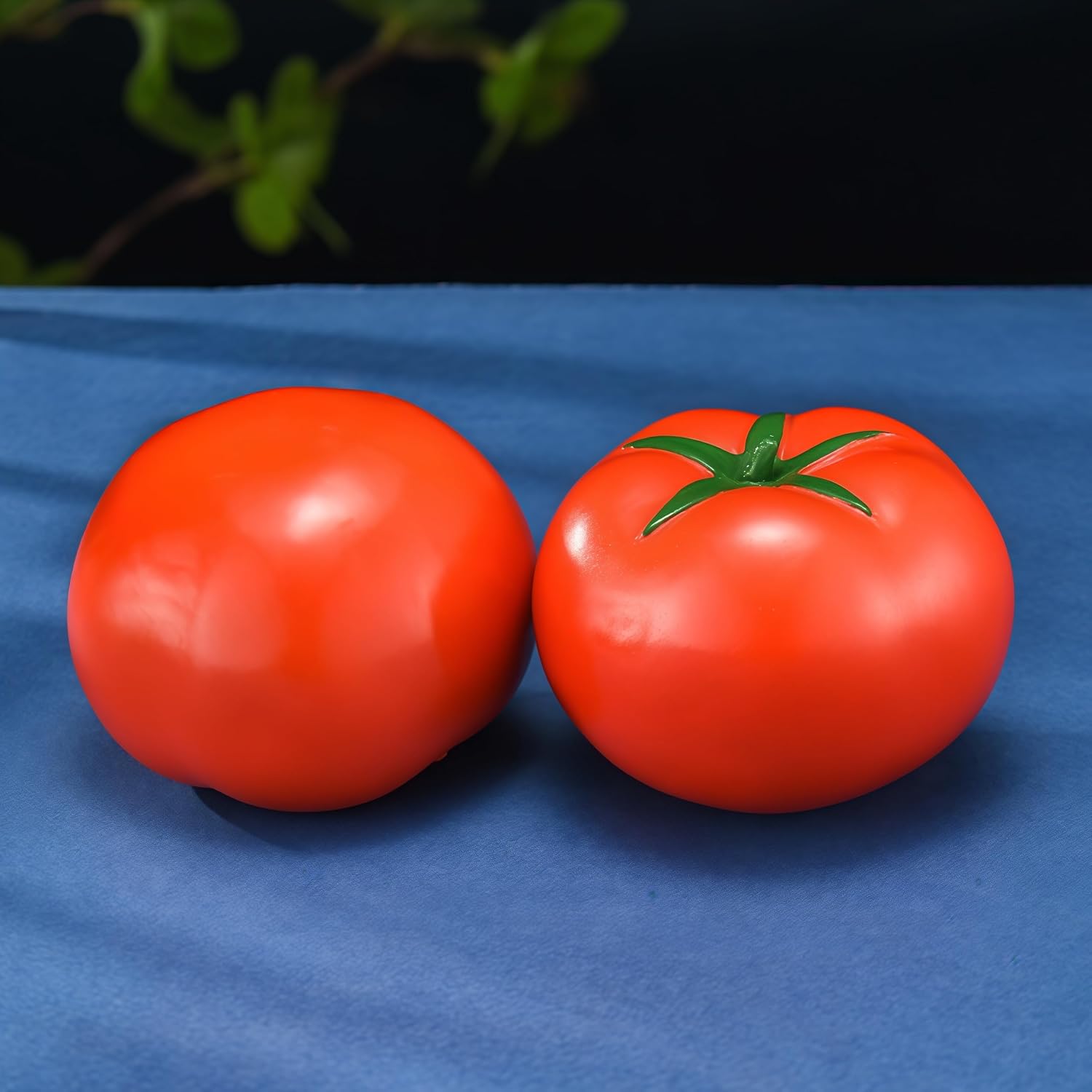 Top Brass Artificial Tomato, Fake Faux Tomato, Artificial Vegetable, Fake Faux Vegetable, Feng Shui Decor & Gifts for Home, Feng Shui Statue, Chinese New Year Decoration, Chinese Decor & Gifts