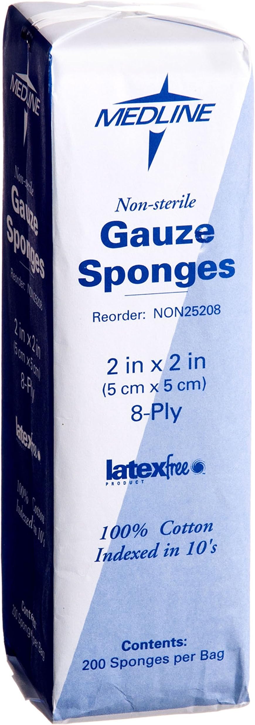 Medline Woven Non, Sterile Gauze Sponges, Non25208, 1 Pound