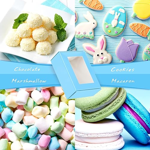 Miniatura 4 de Zonon 30 cajas de jabón para cajas de jabón caseras, cajas de embalaje de jabón, cajas pequeñas de papel kraft con ventana, caja de embalaje para