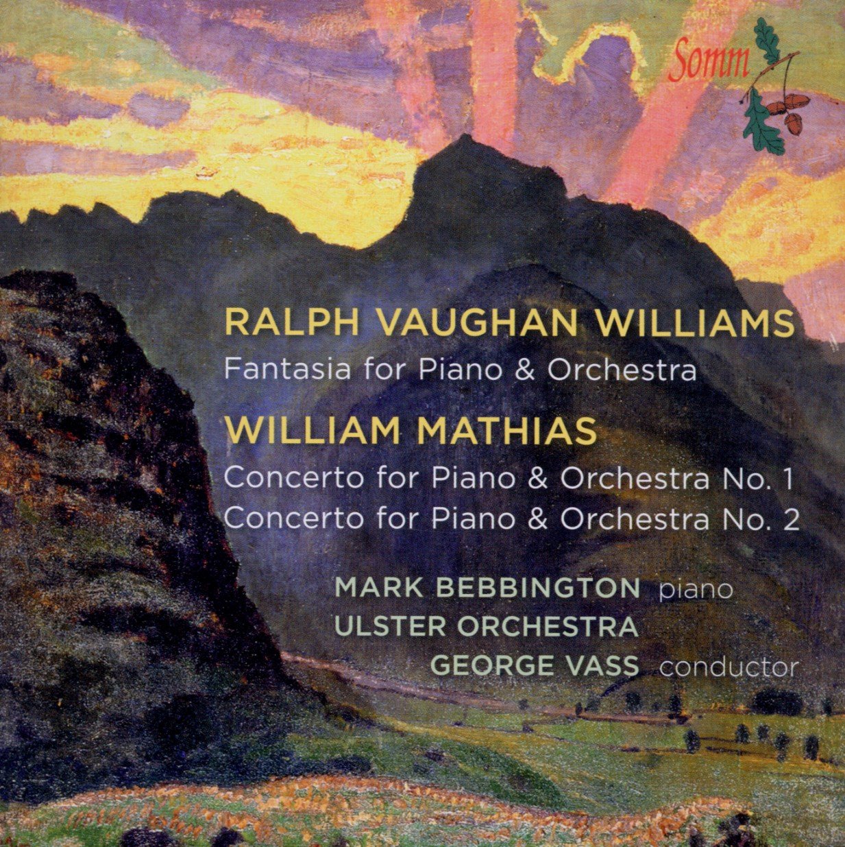 Vaughan Williams: Fantasy for Piano and Orchestra / Mathias: Piano Concertos Nos. 1 & 2
