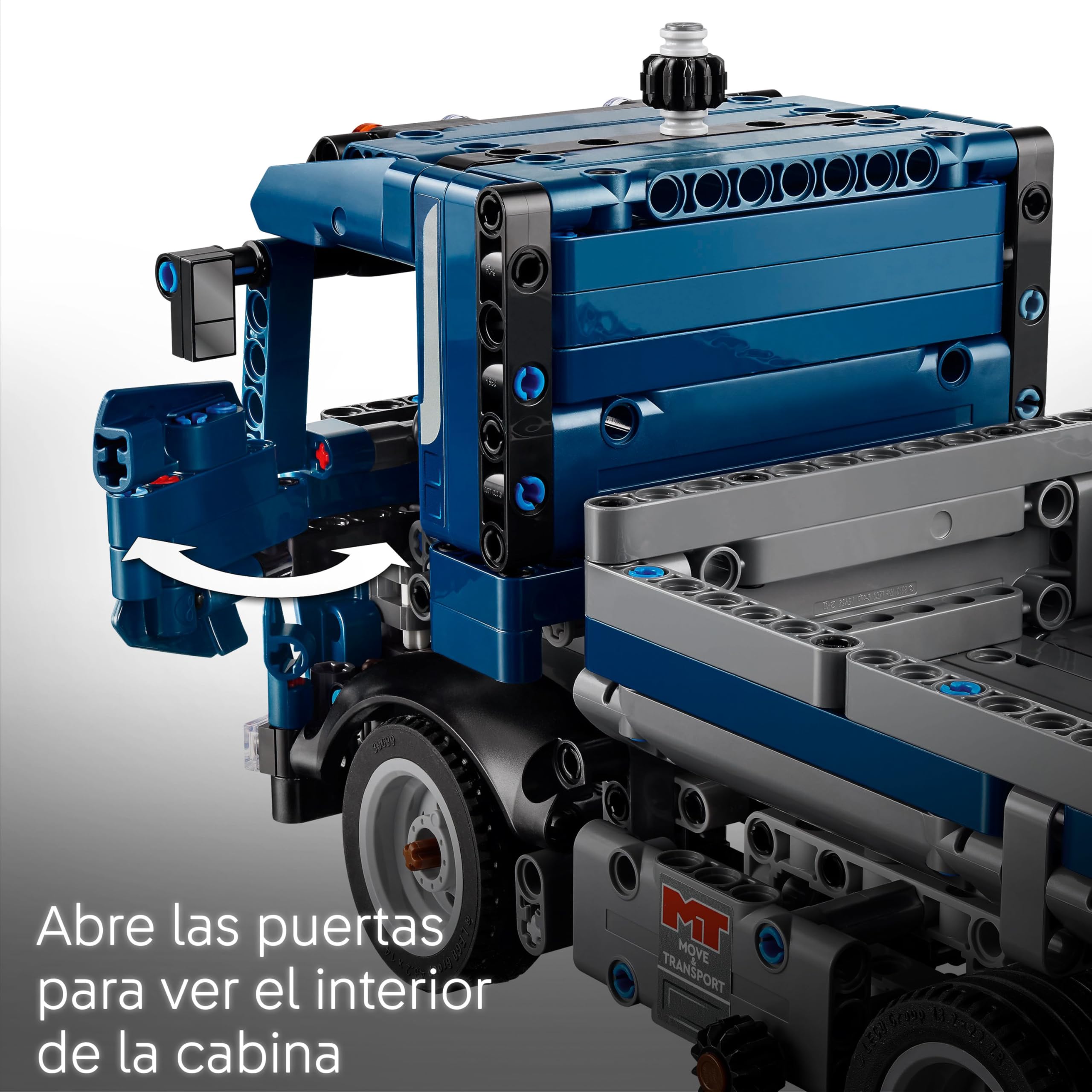LEGO Technic Volquete Basculante, Vehículo de Obra y Construcción de Juguete, Camión Azul para Construir con Dirección y Caja Móvil, Regalo de Cumpleaños para Niños y Niñas de 9 Años o Más 42203