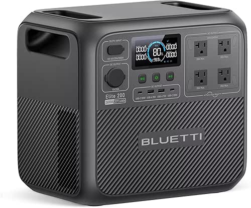 BLUETTI Elite 200 V2 Portable Power Station, 2073.6Wh LiFePO4 Battery