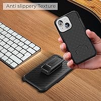 Vista 17 de MOTIVE for iPhone 15 Pro Max Case with Belt Clip, Shell Holster Combo for Apple iPhone 15 Pro Max Holster, Slim Rugged Case, Drop Shockproof