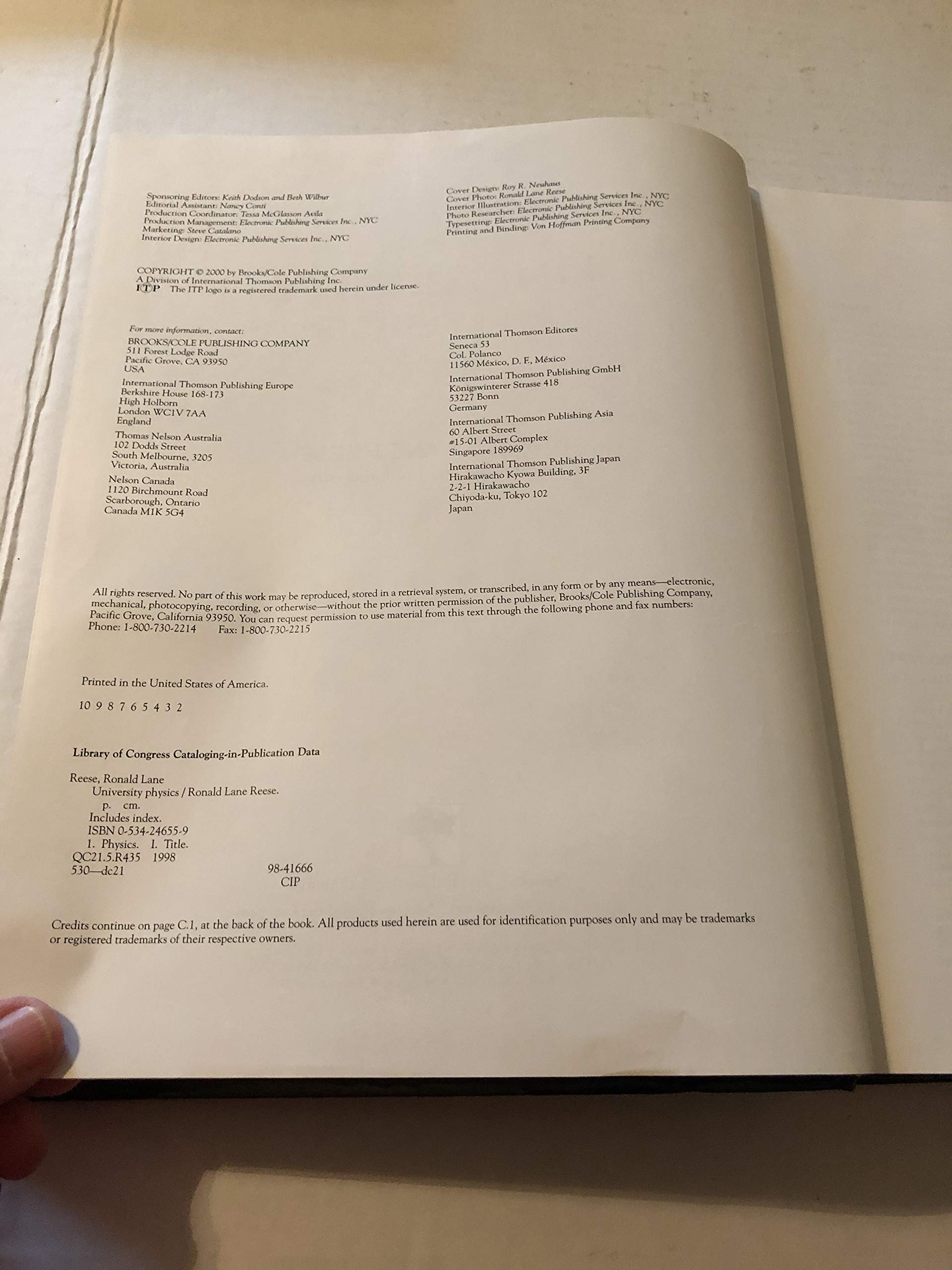 University Physics (with InfoTrac) (Available 2010 Titles Enhanced Web Assign) - Image 4