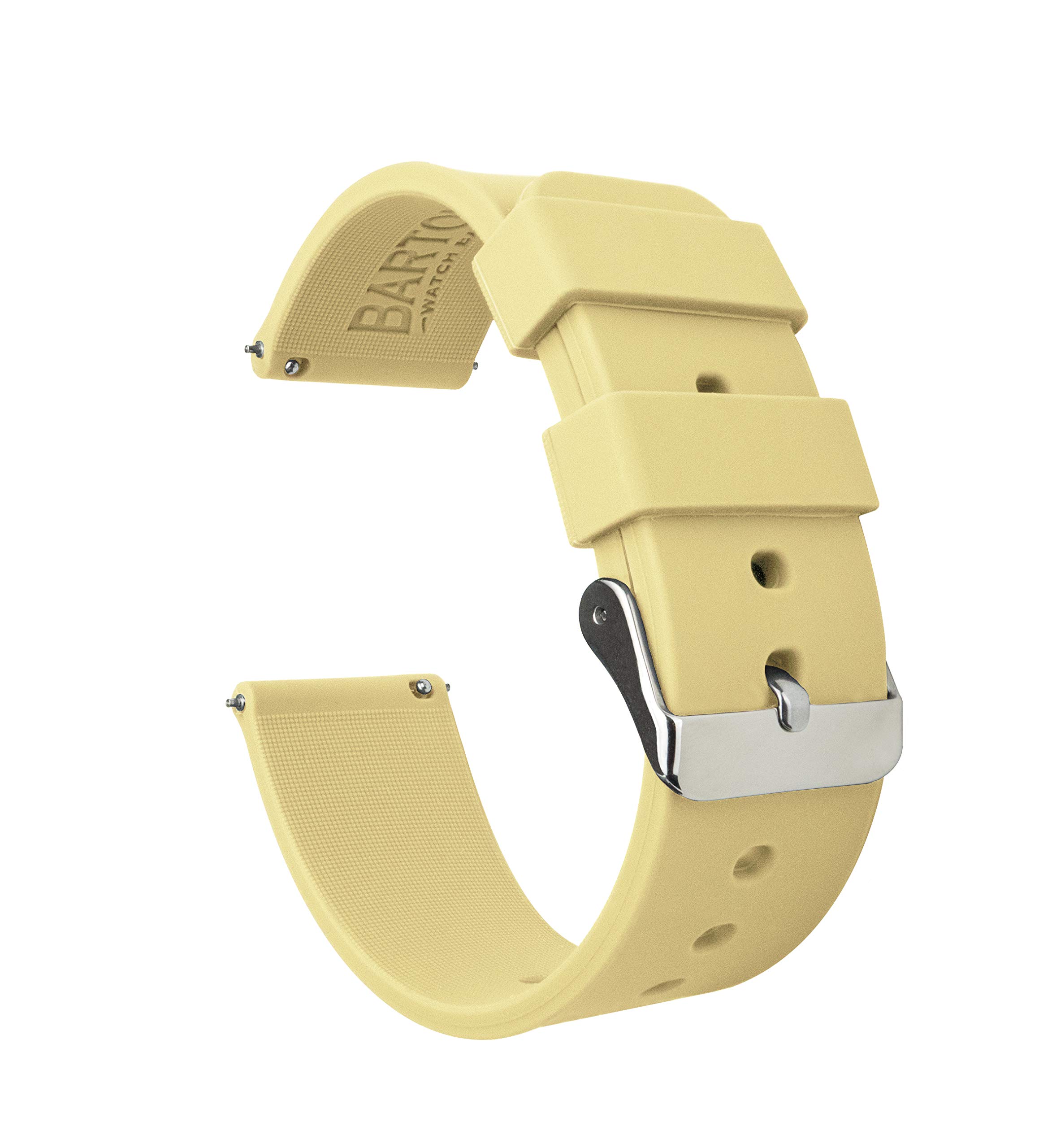 BARTON WATCH BANDS - Soft Silicone Quick Release Straps