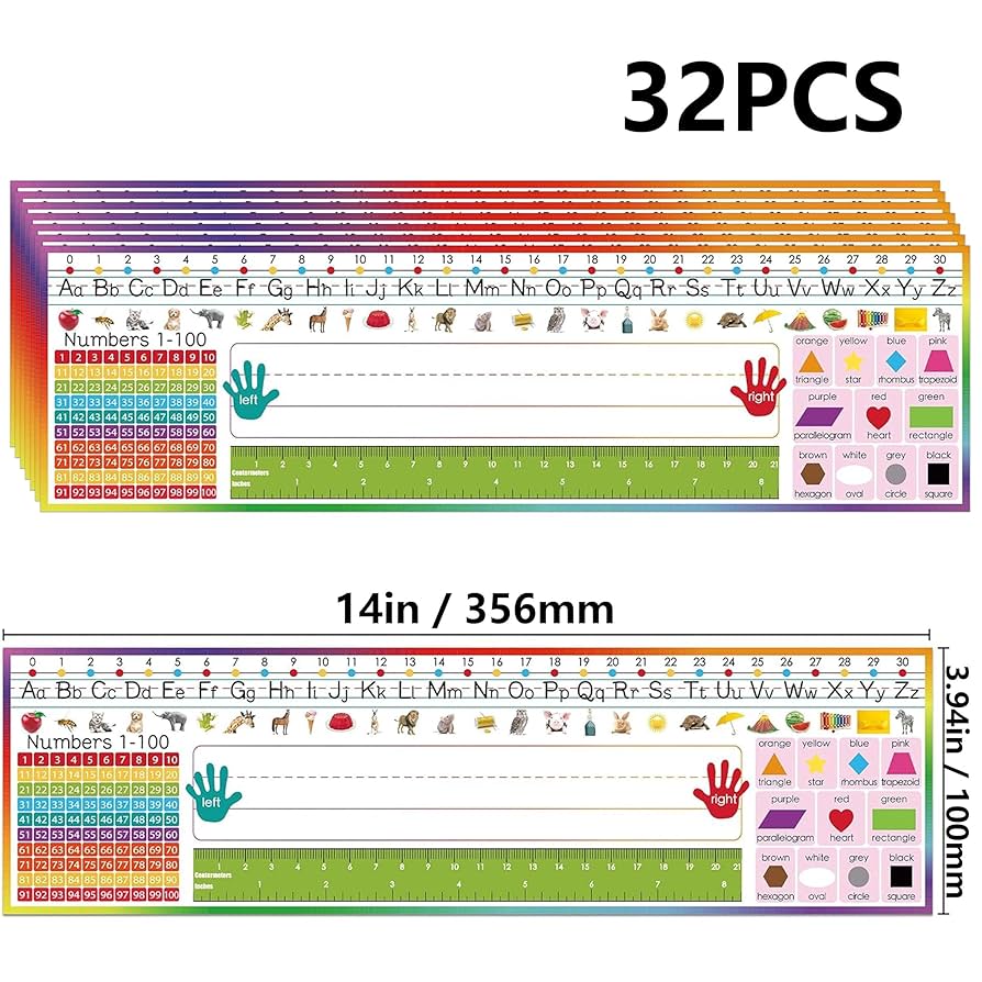 amazon-com-inknote-32-pcs-name-tags-for-classroom-multipurpose-manuscript-nameplate-for-desks-with-alphabet-numbers-ruler-and-shapes-for-kid-from-pre-kindergarten-to-primary-school-office-products for Free Printable Desk Name Plate Template Amazon.com: INKNOTE 32 PCS Name Tags for Classroom Multipurpose Manuscript Nameplate for Desks with Alphabet Numbers Ruler and Shapes for Kid from Pre Kindergarten to Primary School : Office Products for Free Printable Desk Name Plate Template