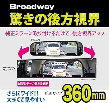 Amazon | ナポレックス(Napolex) 車用 ルームミラー 超光反射アルミ