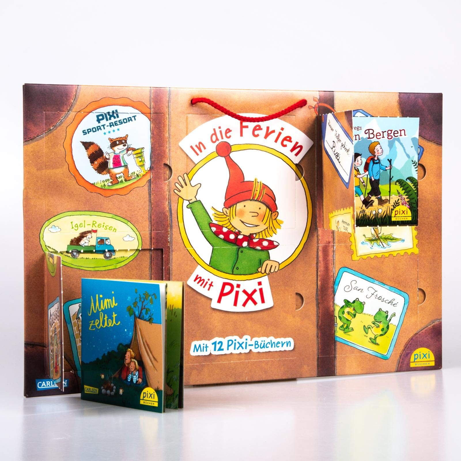 Pixis großer Reisekoffer mit 12 Pixi-Büchern: In die Ferien mit Pixi