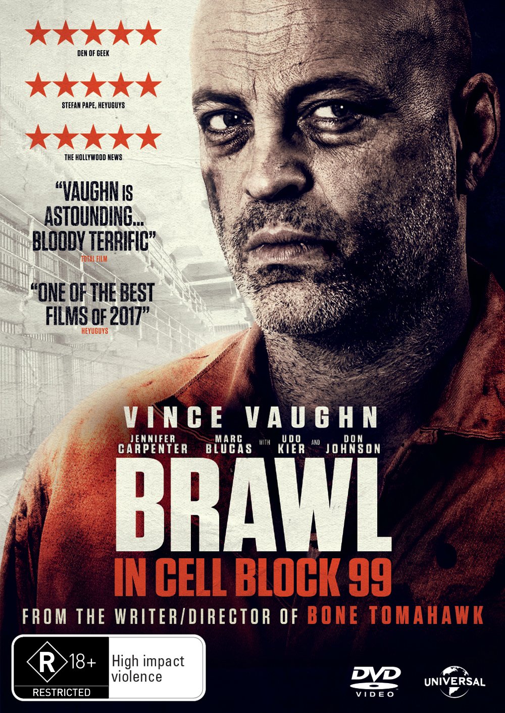 Película Brawl in Cell Block 99 DVD para noches de cine intenso en casa