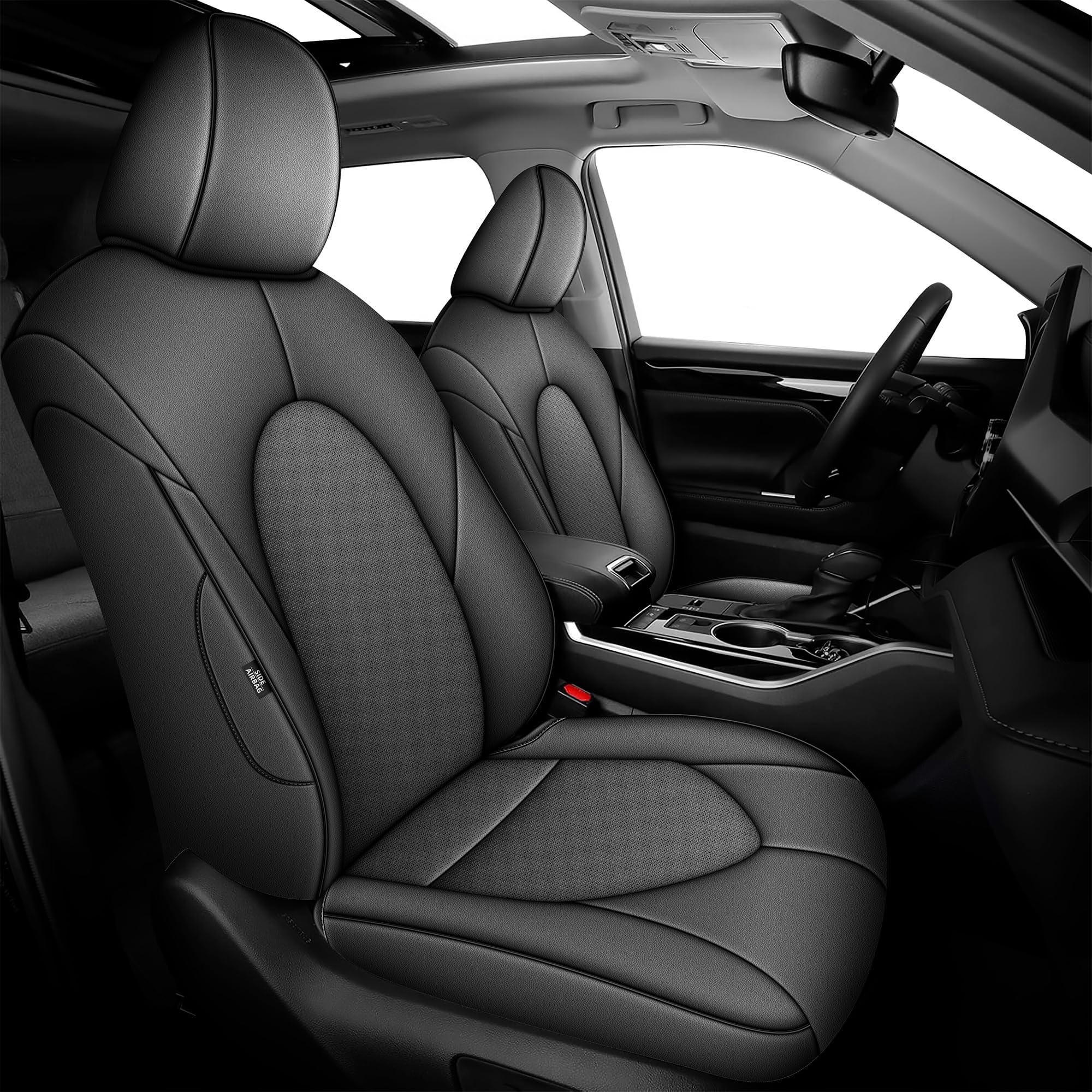 AOMSAZTO Seat Covers for Toyota Highlander 2020-2026 Full Set 3 Row 7 Seats