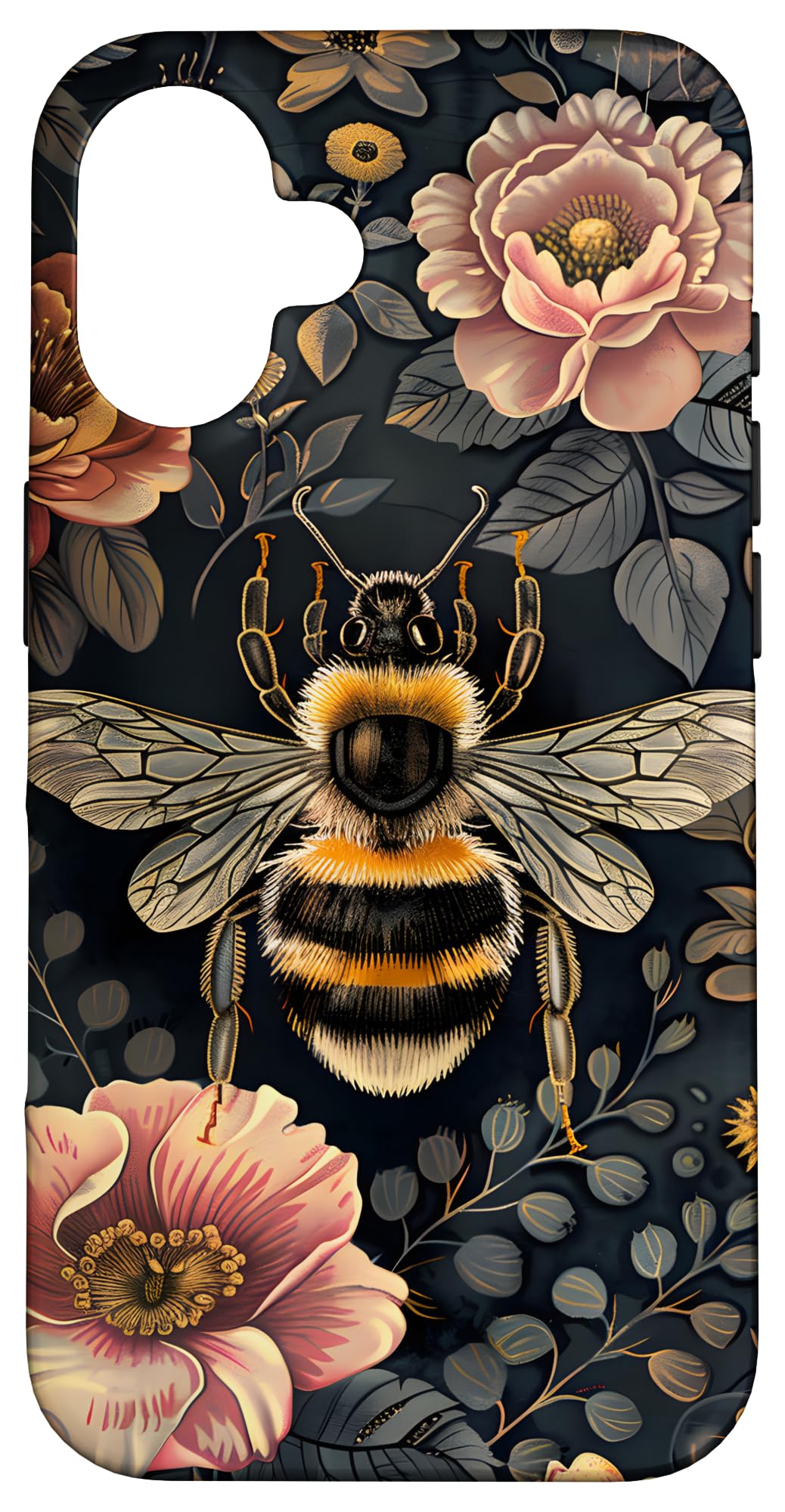 Bee & Flowers, Beekeeper Cottagecore Case for iPhone 16