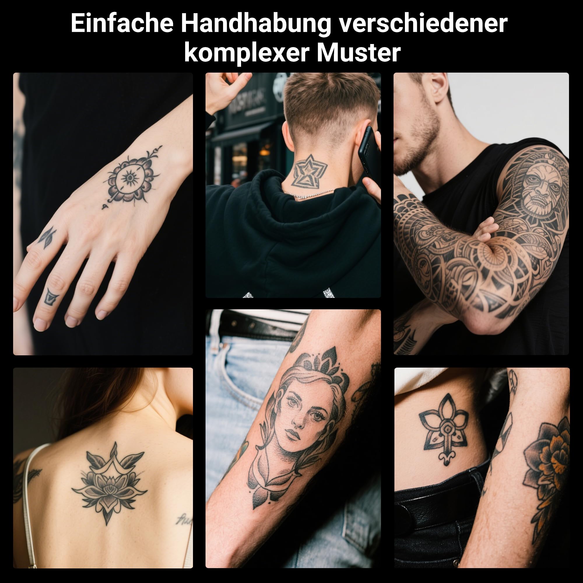 ORGBRO X8 Tattoo Drucker, Bluetooth Tattoo Stencil Drucker mit 30 Stück Transferpapier, Thermodrucker Tattoo Maschine für professionelle Künstler und Anfänger, kompatibel mit Smartphone/Tablet/PC