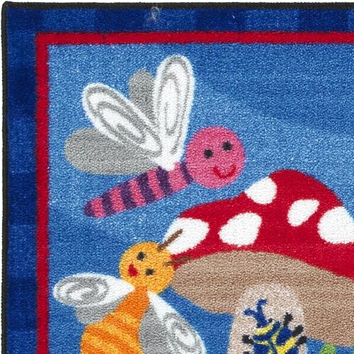 Miniatura 48 de Flagship Carpets Alfombra antideslizante para niños y bebés, para aprendizaje en casa o aula, sala de juegos o dormitorio de niños, 5 x 8 pies