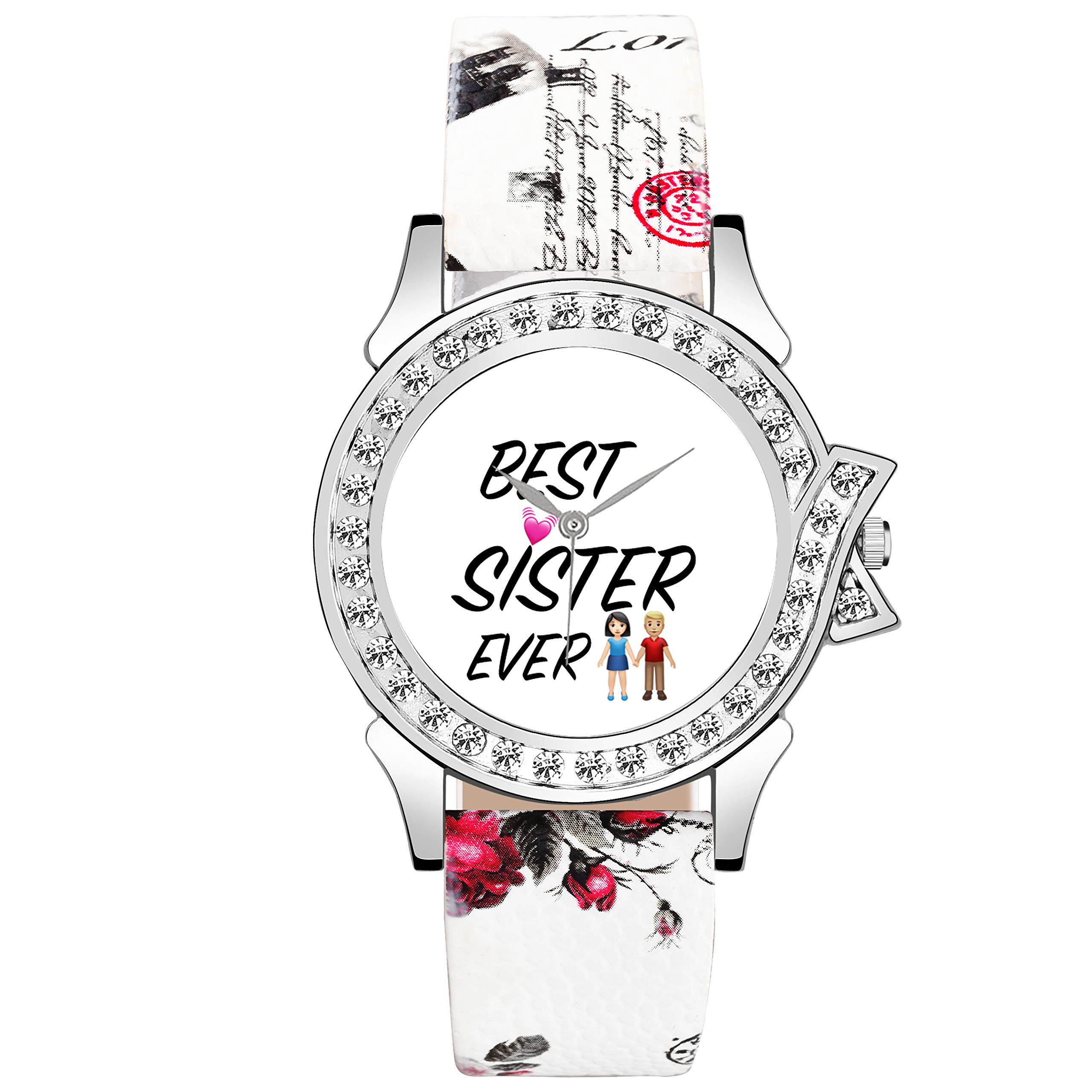 LORENZ Best Sister Ever Watch | Rakhi Gift for Sister | Raksha bandhan Speical Gift | Watch for Girls & Women (B08CZX8CGD) Amazon Price History, Amazon Price Tracker