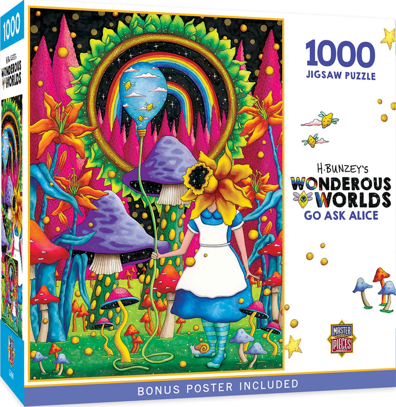 アリスインフューチャーワールド ALICE 1000ピース パズル Amazon.com: MasterPieces Wonderous Worlds - Go Ask Alice