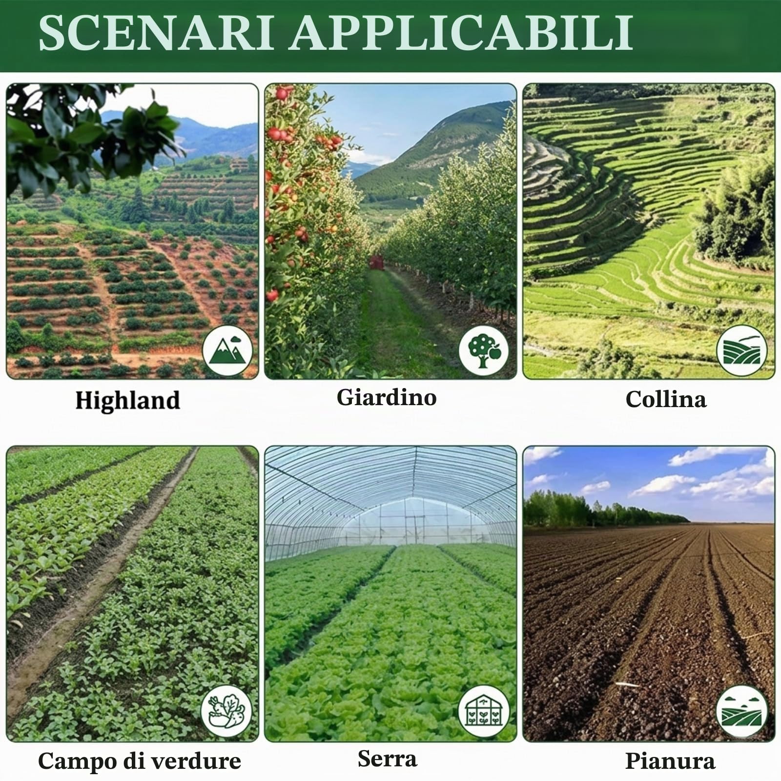 Seminatrice Manuale da Giardino — Distanza tra Le File, tra Le Piante e profondità Regolabili — Seminatrice di Precisione per Ortaggi 1RoW
