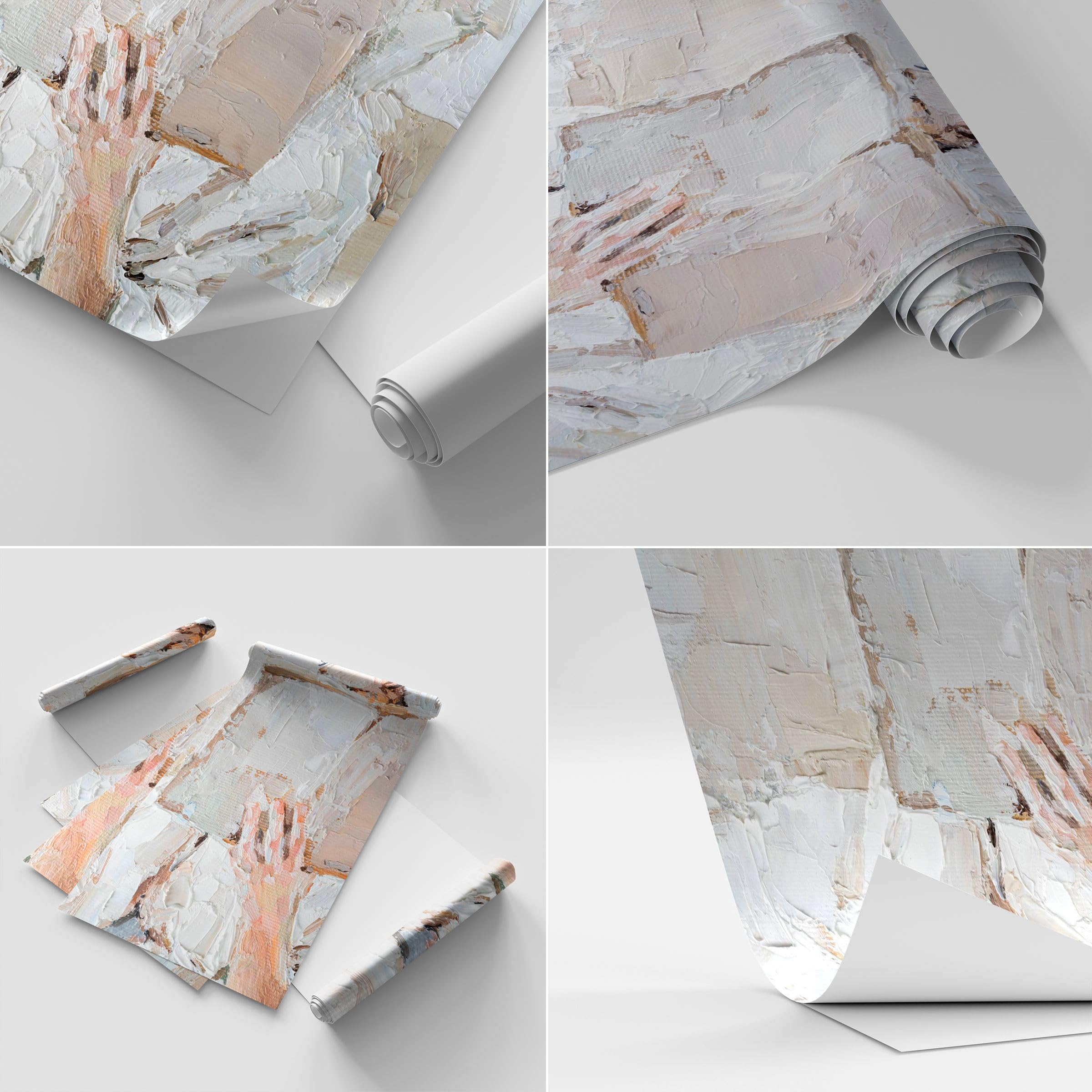 Fototapete 200x140cm Moderne Tapeten Abstrakt Menschen - 5514 - WF4 | Hallo Buch Minimalismus Deluxe Wand Dekoration Wandtapete Bildtapete Wohnzimmer Schlafzimmer Wanddeko Art Wallpaper