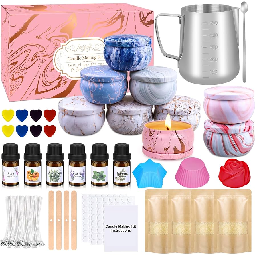 Amazon.com: YUEONEWIN Candle Making Kits for Adults, Candle