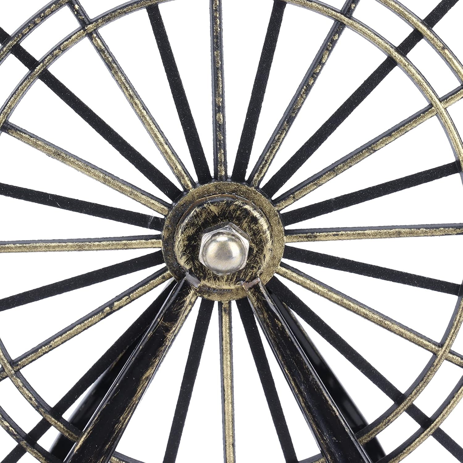 Restokki Ferris Wheel Desktop Decoration Statue Model Ornament Office Home Classic Space Bronze Iron 13.5x5.8x14.7cm/5.3x2.3x5.8in