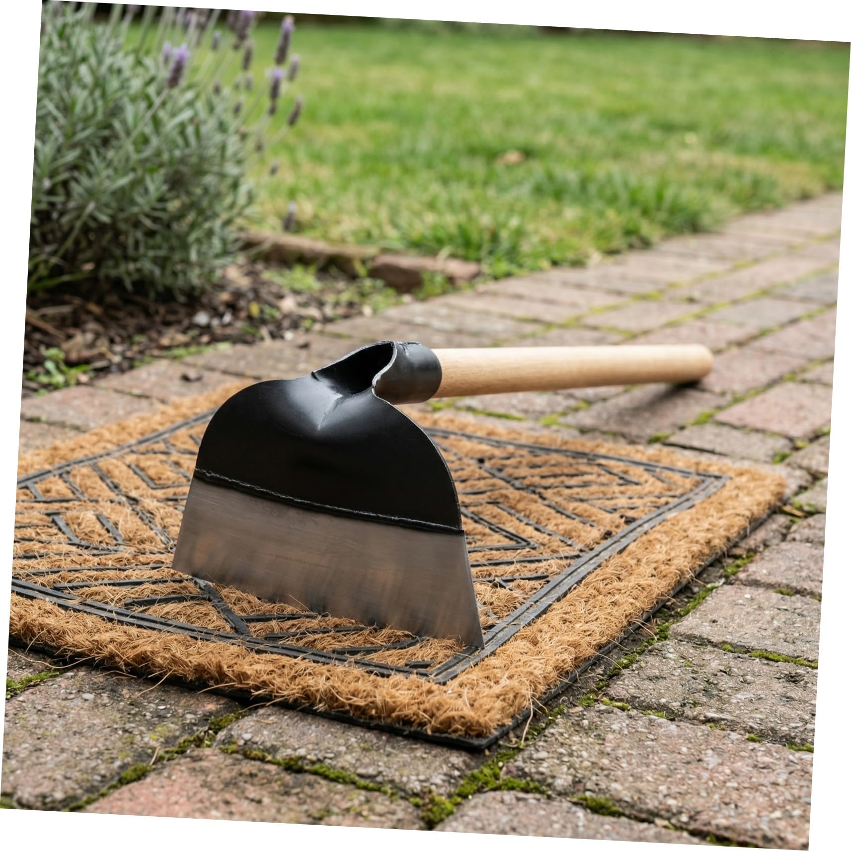 WOONEKY Zappetta da Giardino senza Manico per Diserbo Manuale in Acciaio Resistente Attrezzo Compatto Ampio Utilizzo per Orto e Giardinaggio