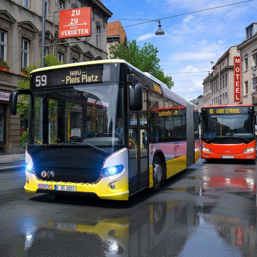 Bussimulatorrennen - Busspiele