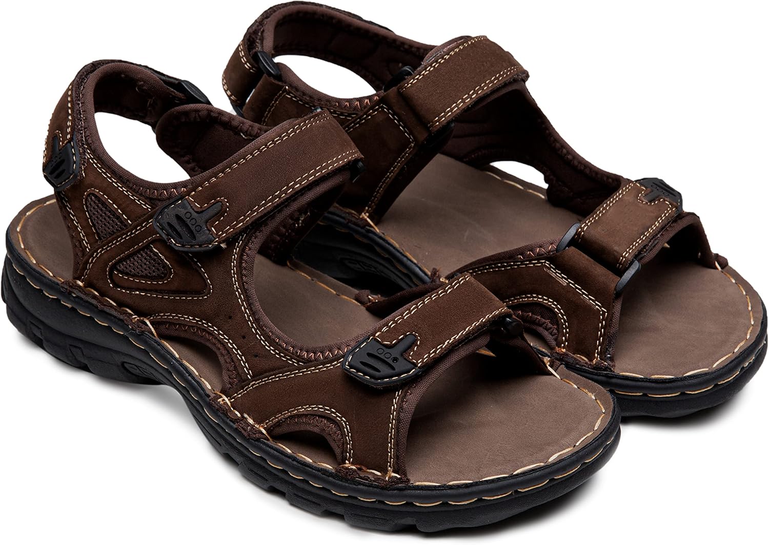 Jousen Men's Sandals Arch Support Casual Genuine Leather Summer Outdoor Beach Fisherman Sandals for Men - Image 5