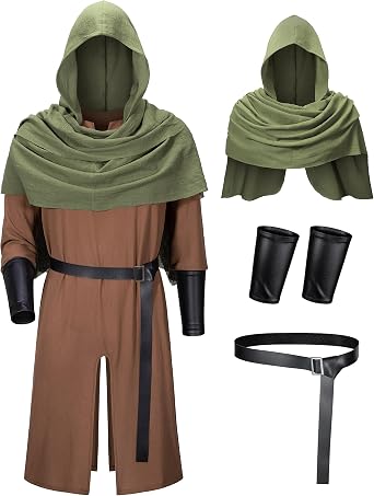 TOKYO REVENGERS Men Medieval Renaissance Pirate Costume Knight Cosplay Outfit LARP Costume Accessories Set