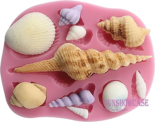 Miniatura 2 de Funshowcase Beach Sea Life - Molde de silicona para fondant