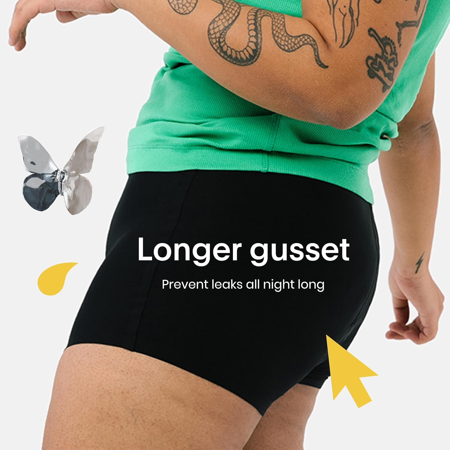 KNIX Kt Super Leakproof Sleepover Short - Period Underwear for Teens - Breathable Fabric - Image 5