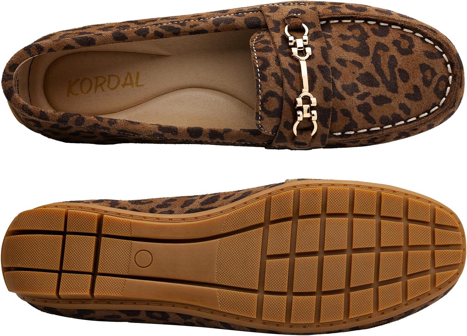 KORDAL Women's Comfortable & Lightweight Suede Leather Loafers Slip-Ons Driving Mocs Walking Shoes Cute Business Casual Dress Shoes Work Flats for Women - Image 7