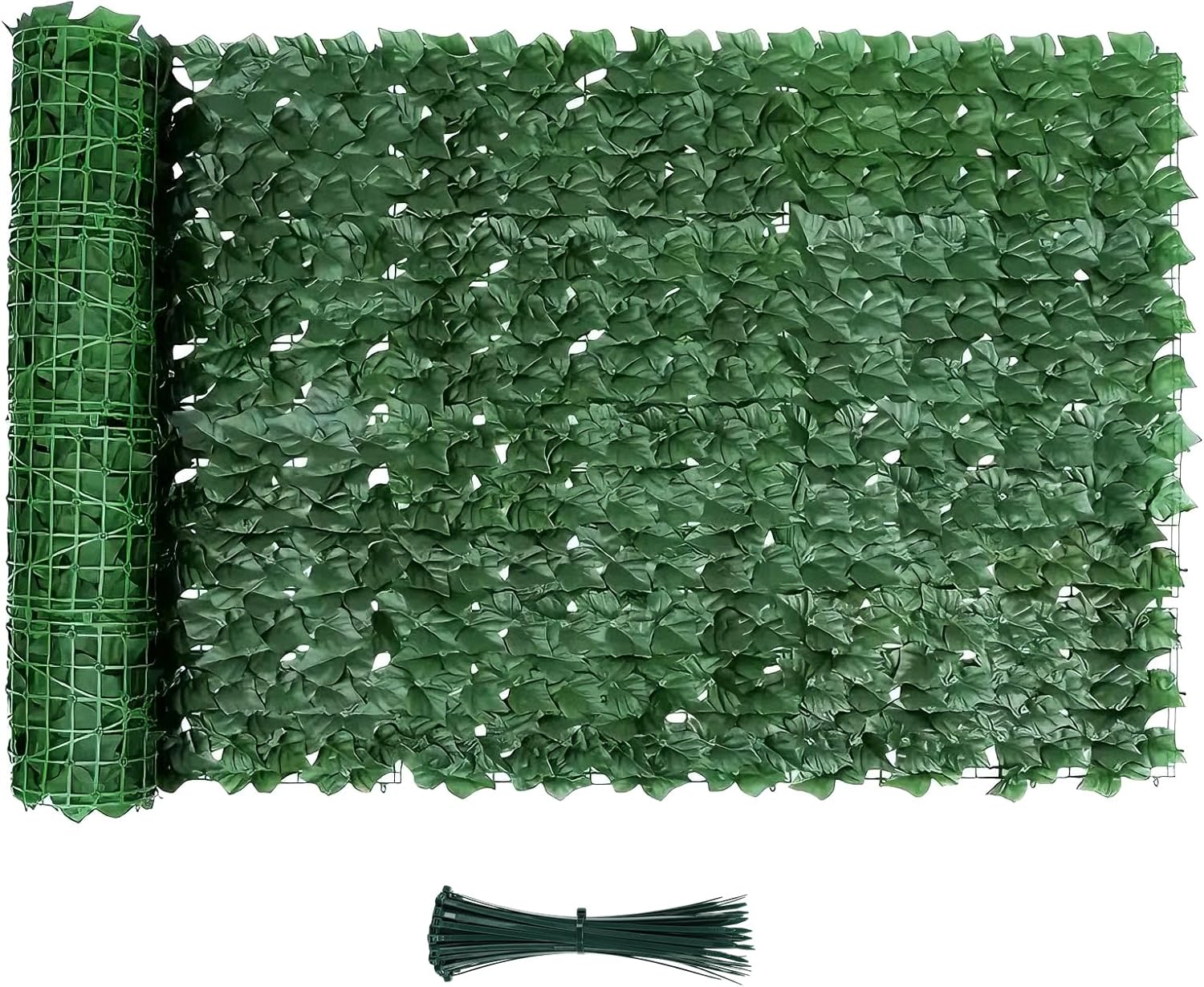 UPGRADE Artificial Ivy Privacy Fence Screen 59 x 118 Inch, Faux Ivy Hedge Wall Panel for Garden, Balcony, Fence & Patio, UV Resistant Decorative Greenery Privacy Screen